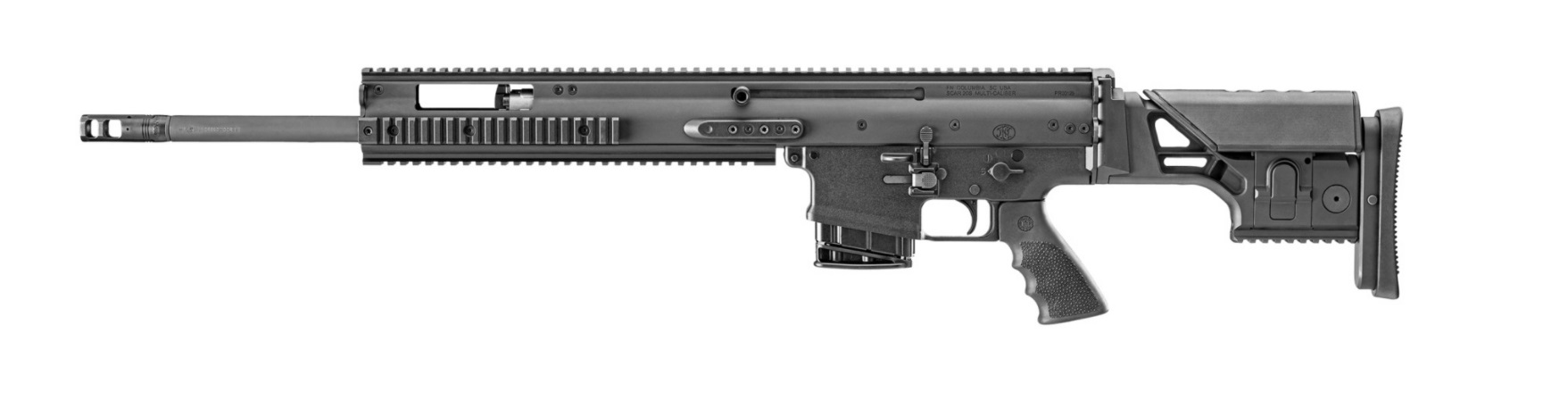 FN SCAR 20S Black Rifle chambered in 6.5 Creedmoor