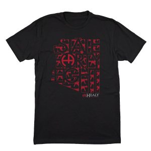 State Forty Eight and HEALY Collaboration HK MP5 T-Shirt - Black, Large
